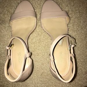 pink plum Michael kors high heels